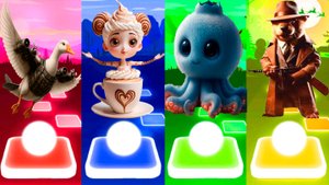 БОМБОМБИНИ ГУСИНИ 🆚 БАЛЕРИНА КАПУЧИНО 🆚 БЛУБЕРРИ ОКТОПУСИНИ 🆚 БОБРИТО БАНДИТО | Tiles Hop №174