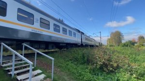 Электропоезд ЭП2Д-0130 пл.Хлюпино до ст.Звенигород. 04.09.2025.