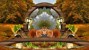 Осенние Цветочные веера 6!!!