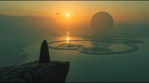 Glowing Alien Ocean 🌅 2-Hour Sci-Fi Ambience | Ethereal Soundscape | Cinematic | Atmospheric