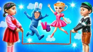 Баллерина Капучина vs Кукла из Игры в Кальмара! Экстремальные челленджи в Squid Game 3!