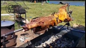 👨🍳Мясной пир: куры-гриль на вертеле🐔 и большой жареный баран 🐏