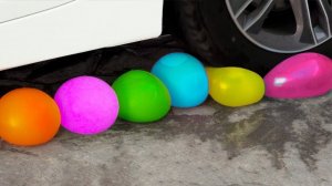 Антистресс ASMR Смотрим и Отдыхаем 😱🚗❤️😜Машина давит предметы колесом! Эксперименты с колесом!