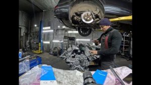 #AudiQ7 . Сборка двигателя 3.0TDI.