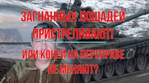 Загнанных лошадей пристреливают или коней на переправе не меняют?