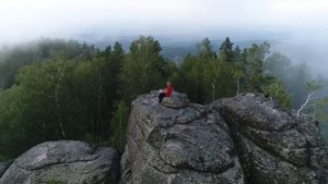 Квадрик в тумане.  Вершина г  Круглая.   г Белокуриха