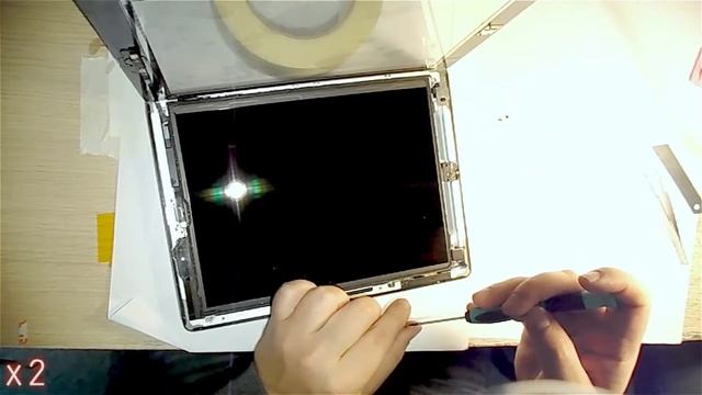 Подготовка и установка стекла на iPad часть 2 - www.first-remont.ru