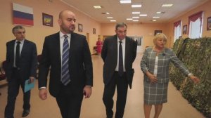 Осмотр школы № 110 губернатором Самарской области