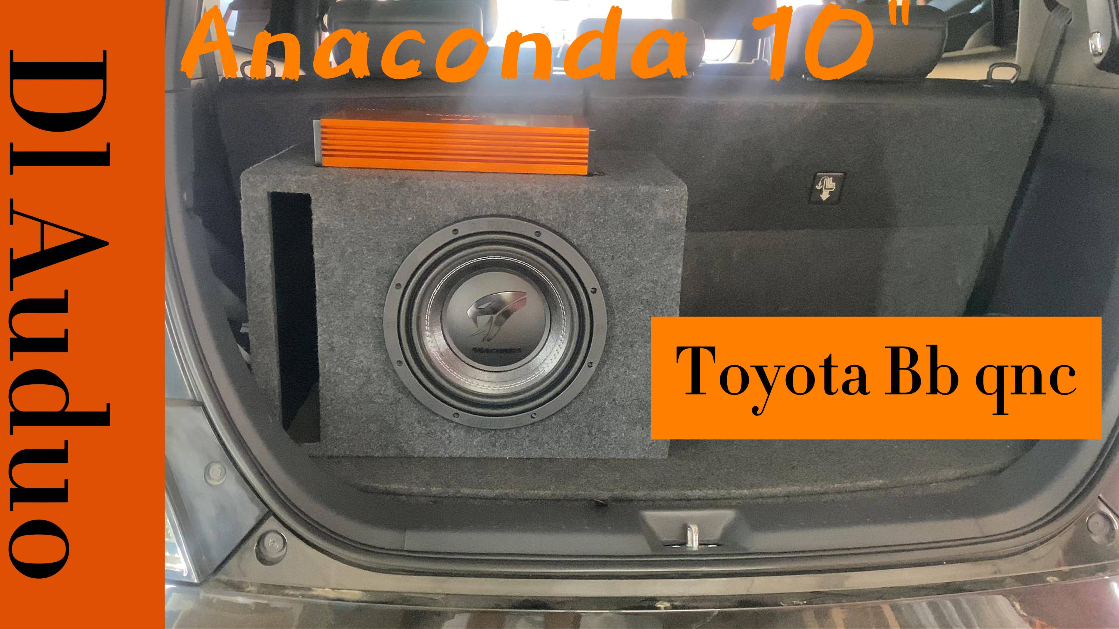 Обзор и установка саба Dl Audio Anaconda 10 в Toyota Bb qnc смотреть онлайн