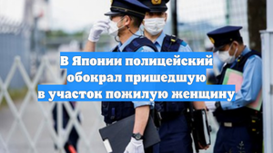 В Японии полицейский обокрал пришедшую в участок пожилую женщину