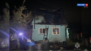 В пригороде Кирова в пожаре сгорел мужчина
