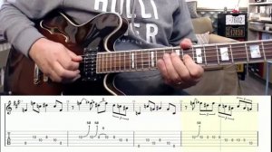 Licks Freddie King Style (guitar cover,tab,backing track)