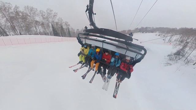 Сумасшедшие покатушки над склонами  Манжерока!