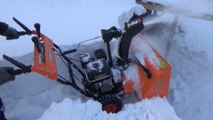 Испытание в работе снегоуборщика Kettama Storm KTA60-B.