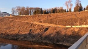 Река Волга. Закат.