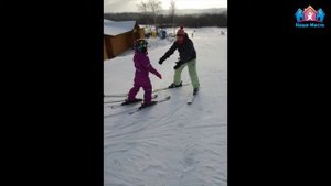 Ребята из клуба "Наше место" катаются на ЛЫЖАХ МЕЧТЫ