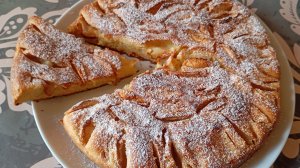 Шарлотка с творогом и яблоками!!!