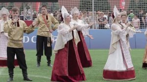 Ансамбль "Услада" на Fifa (ФИФА) - "Коробейники", Красная площадь, Москва
