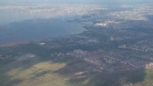Петербург под крылом самолёта!