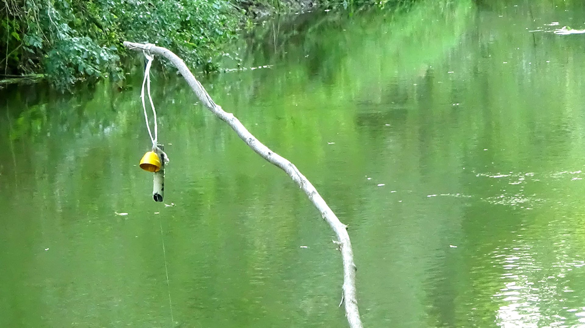 Рыбалка 1 сентября на простейшие, но уловистые снасти на щуку на малой реке