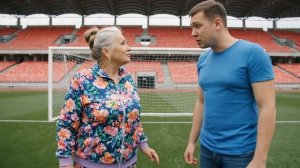 ИИ бабуля и футбол
