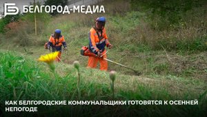 Как белгородские коммунальщики готовятся к осенней непогоде