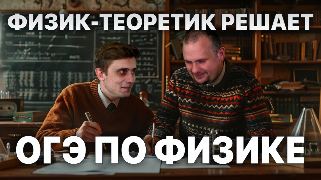 Физик-теоретик решает ОГЭ по физике