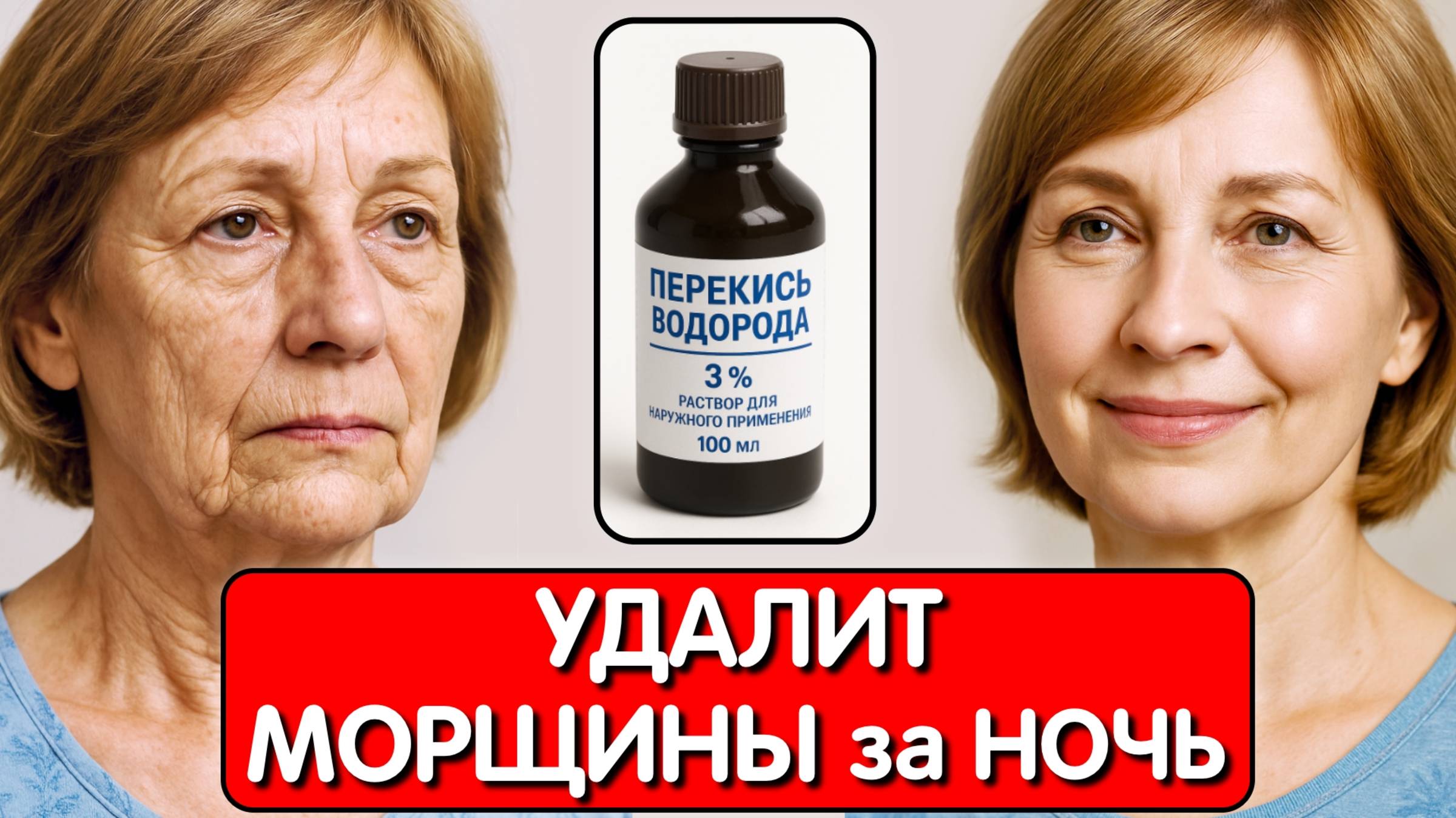 Вот что делает с кожей обычная ПЕРЕКИСЬ - МАСКА УДАЛЯЕТ МОРЩИНЫ и ОМОЛАЖИВАЕТ даже в 70 лет ! смотреть онлайн