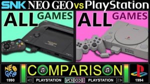 Сравнения Всех Игр на Neo-Geo vs PlayStation