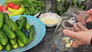Зимой пальчики оближешь! Просто заливаю кипятком! Мало кто знает о таком секрете заготовки Огурцов