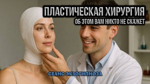 ПЛАСТИЧЕСКАЯ ХИРУРГИЯ. ОБ ЭТОМ ВАМ НЕ РАССКАЖУТ. СЕАНС ЭКЗОГИПНОЗА