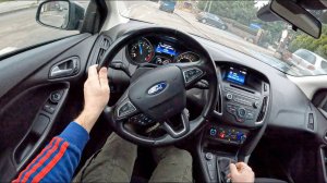 2014 Ford Focus Mk3 [1.0 125HP] |0-100| POV Test Drive #1005 Joe Black