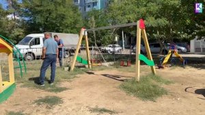 Детские площадки в Керчи приводят в порядок