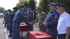 Вручение курсантских погон на загородной базе СЮИ ФСИН РФ в с. Богдановка