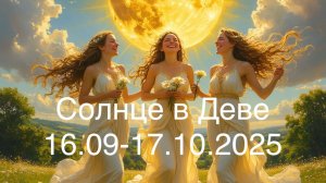 Солнце в Деве с 16 сентября по 17 октября 1025