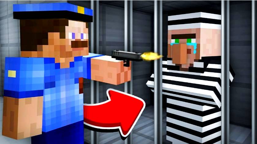 Мы успешно закрыли этого жителя в тюрьме в 234 Minecraft!