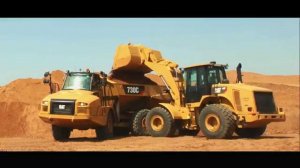 Столетие Caterpillar в России (2014), демошоу техники