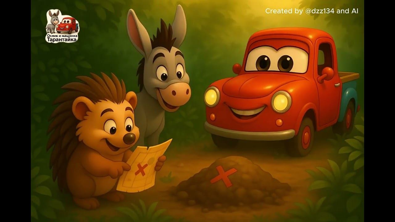 НАСТОЯЩИЙ КЛАД или СЕКРЕТ ДРУЖБЫ? Новый мультик про Ослика и Тарантайку!