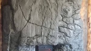 оформление бани камин декоративные камни из  арт бетона мастер Серёга Архитектурный камень.