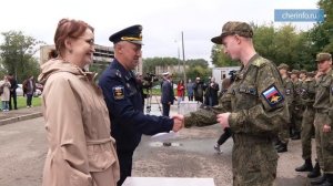 Первый выпуск военного учебного центра ЧГУ