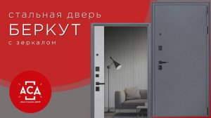 Стальная дверь Беркут с зеркалом. Видеообзор