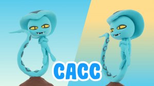 Слепили САССА из ВОЗДУШНОГО ПЛАСТИЛИНА! ЛЕДИ БАГ!🐍