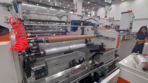 Линия производства стретч-пленки XHD-55-75-1250 автомат (обзорное видео от завода №1)