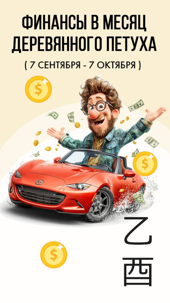 Прогноз по финансам на сентябрь (месяц Деревянного Петуха). смотреть онлайн