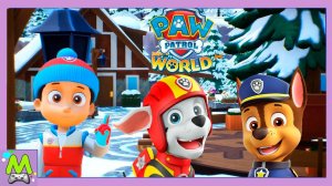 Щенячий Патруль Мир Приключений.Зимние Задания для Щенков-Спасателей.Прохождение Игры