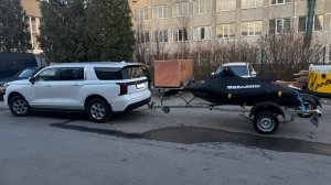 ОБЗОР на Прицеп для лодки и гидроцикла Дельфин 3.9 Трейлер-Чеб