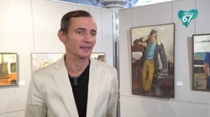 В Смоленске открылась юбилейная выставка художника Александра Комарова