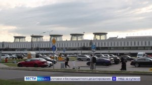 Бойцы студенческих отрядов из Кузбасса работают в воздушной гавани Санкт-Петербурга