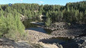 В Карелии продолжается благоустройство туристического комплекса «Палеовулкан Гирвас»