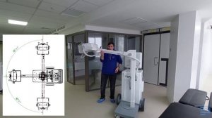 Поворотная колонна AGFA DR100e